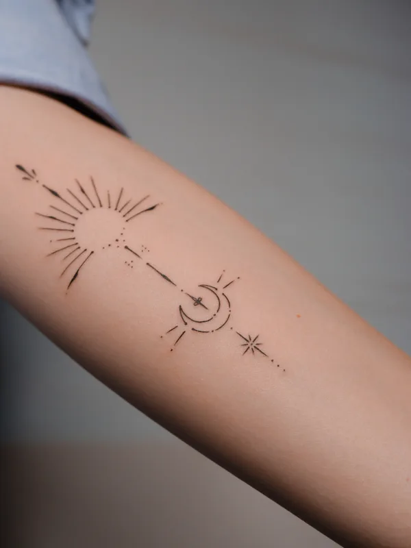 female black ornamental Tatuagem em forearm #79925 | Tatuador DARI INK
