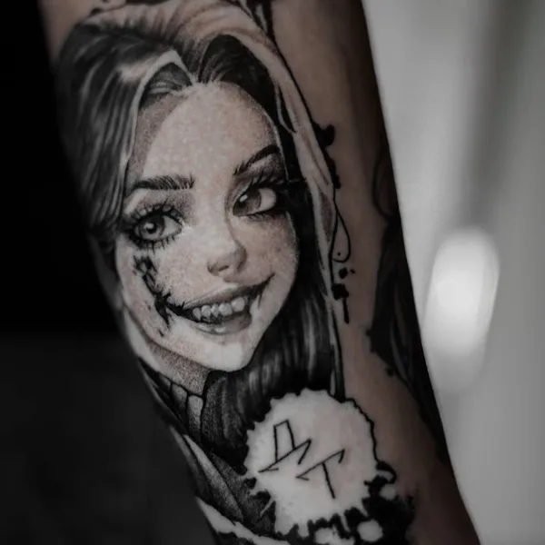 Anime tattoo by Илья Бурчевский