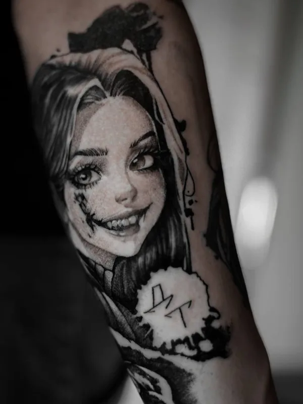 black and grey black and grey татуировка на forearm #79965 | Тату мастер Илья Бурчевский