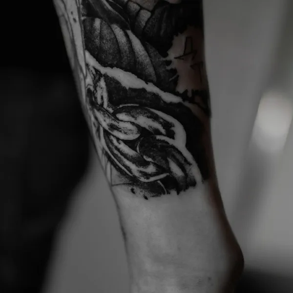 Anime tattoo by Илья Бурчевский