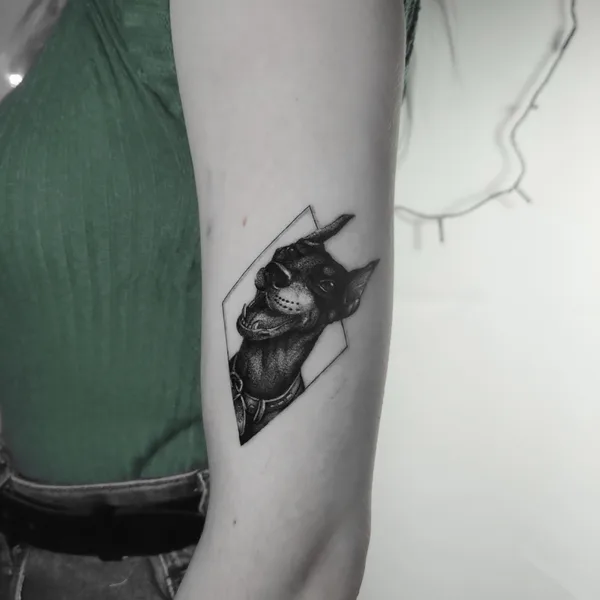 Anime tattoo by Илья Бурчевский