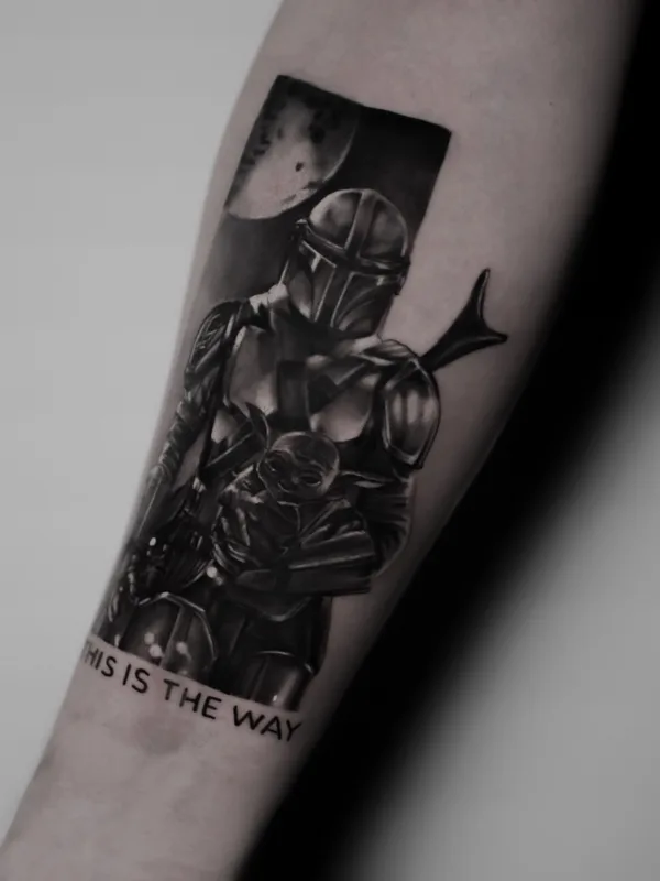 black and grey realism татуировка на forearm #79973 | Тату мастер Илья Бурчевский