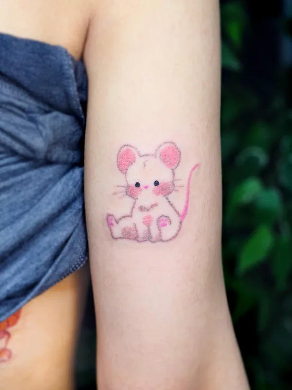 color cartoon 纹身 在 upper arm #79986 | 纹身师 Haenal