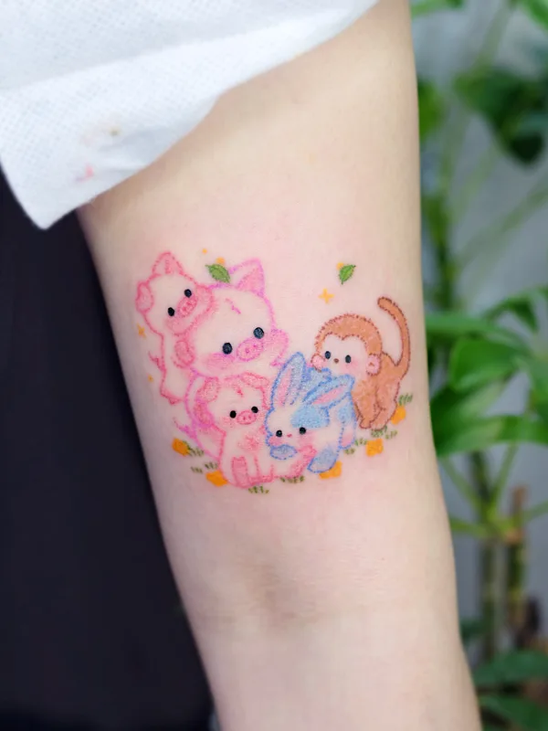 color illustrative 纹身 在 forearm #79996 | 纹身师 Haenal
