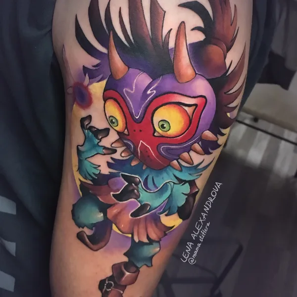 New School tattoo by Лена Александрова in Казань