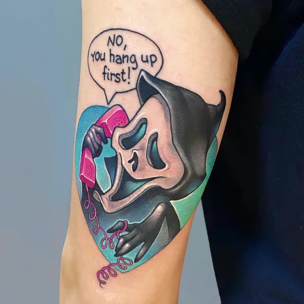 New School tattoo by Лена Александрова in Казань