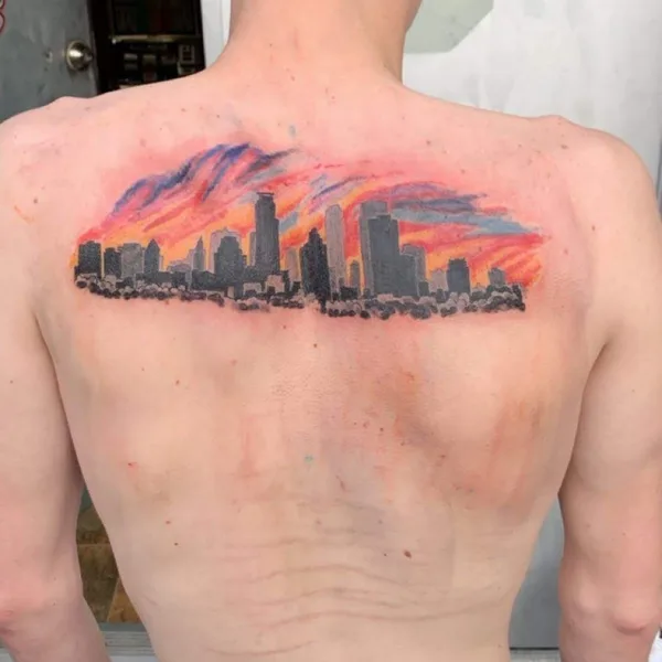 Calligraphy tattoo by Jayden Beckman AKA: Ease  in Blaine