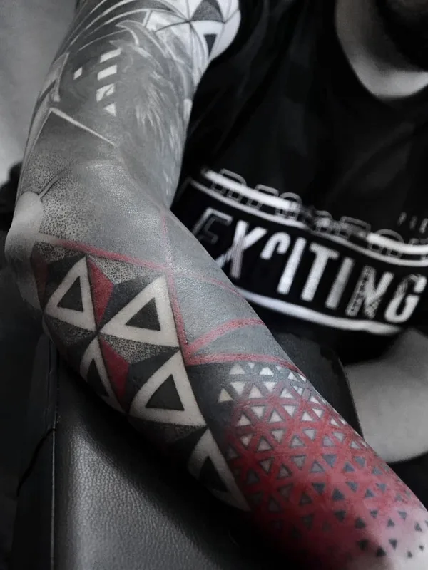 color geometric татуировка на forearm #80084 | Тату мастер Аня Жиганова