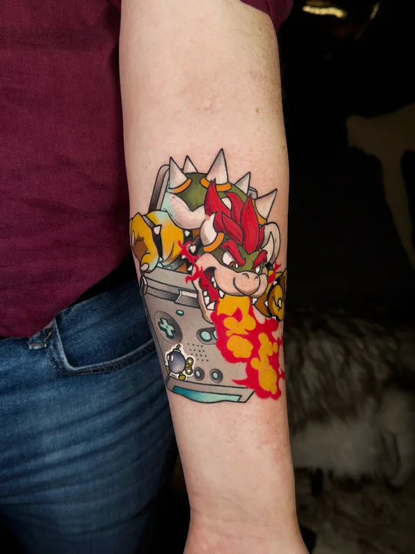 color cartoon татуировка на forearm #80113 | Тату мастер sik__tattoo