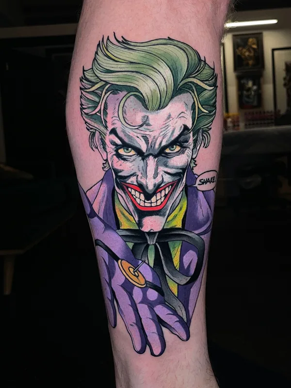 color illustrative татуировка на calf #80114 | Тату мастер sik__tattoo