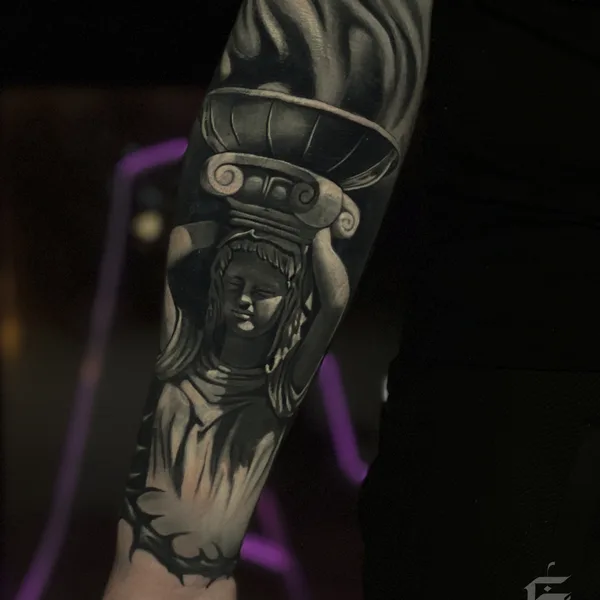 Realism tattoo by Виталий Стабин in Симферополь
