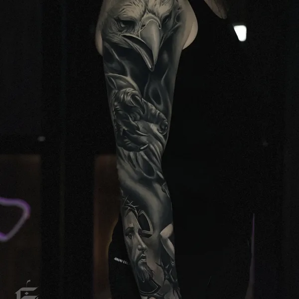 Realism tattoo by Виталий Стабин in Симферополь