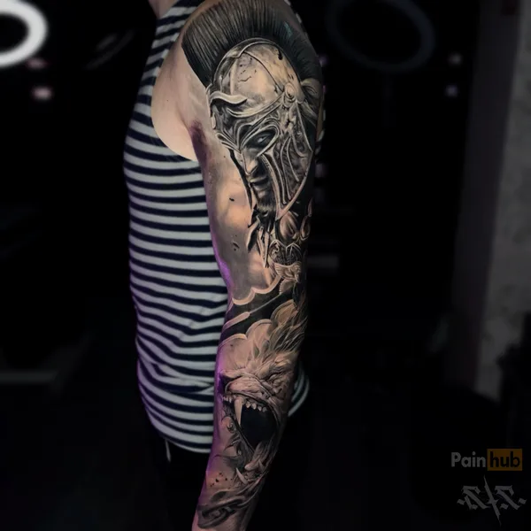 Realism tattoo by Сергей Кривов in Симферополь
