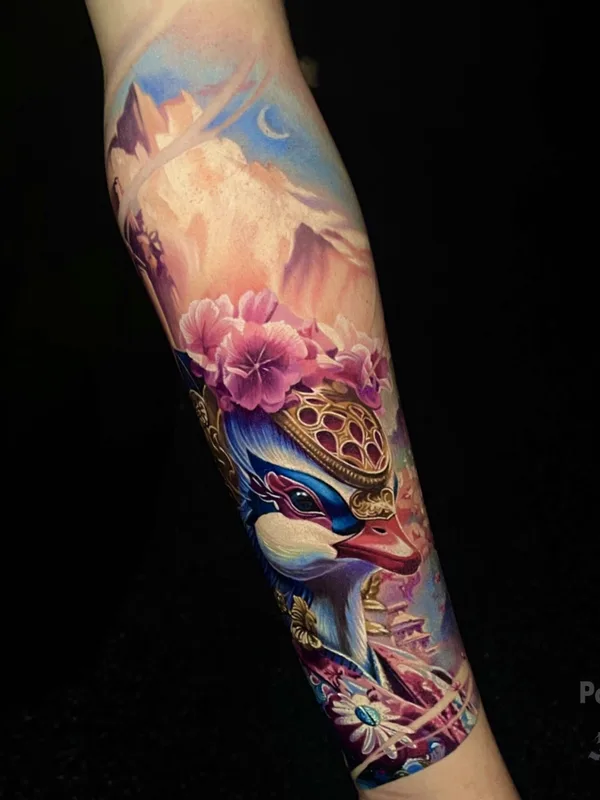 female color realism татуировка на forearm #80295 | Тату мастер Сергей Кривов