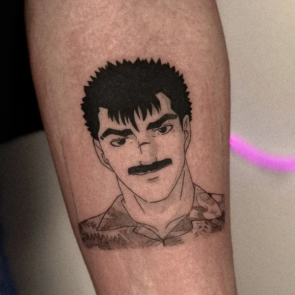 Anime tattoo by Полина @ushivaka in Moscow