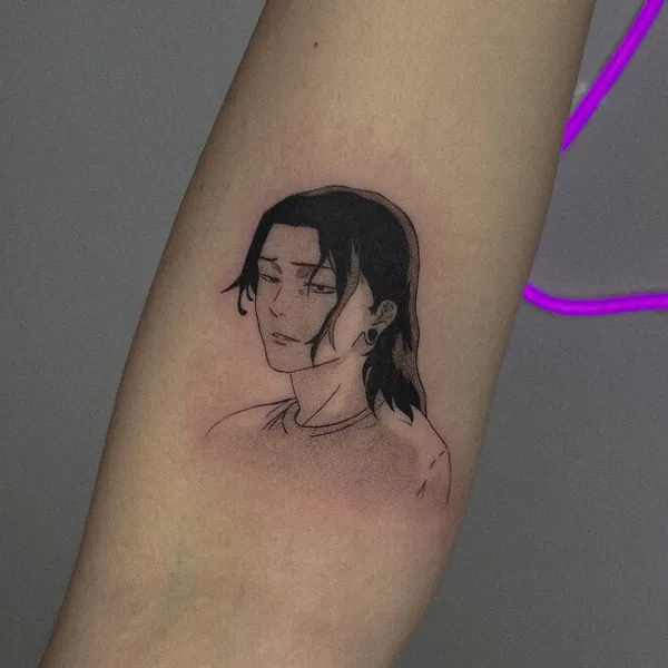 Anime tattoo by Полина @ushivaka in Moscow