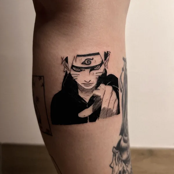 Anime tattoo by Полина @ushivaka in Moscow