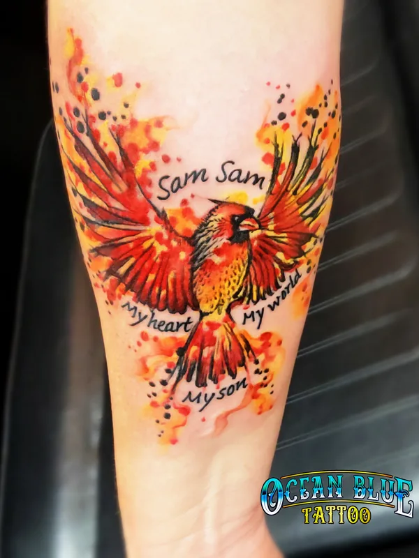color watercolor 타투 부위 forearm #80326 | 타투이스트 Daniel Natural