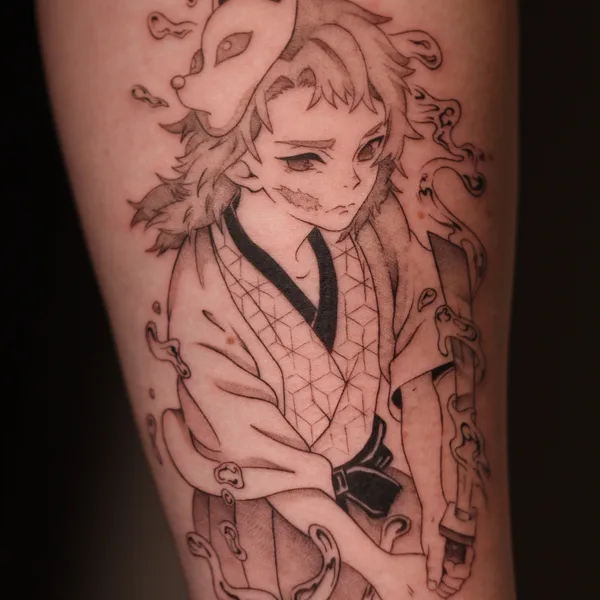 Anime tattoo by Катя Tsugisa in Moscow