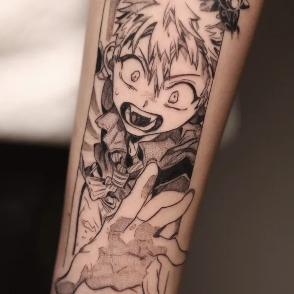 Anime tattoo by Катя Tsugisa in Moscow