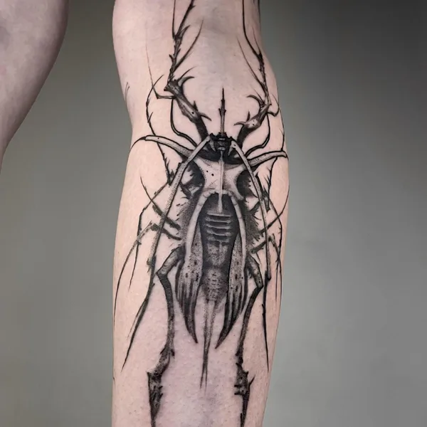 Graphic tattoo by Никита Пчелинцев in Тамбов