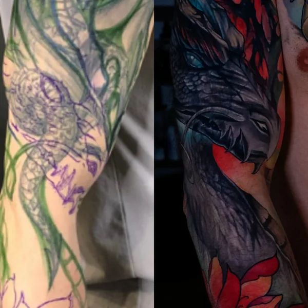 Японская tattoo by Виктор Рассадний in Москва