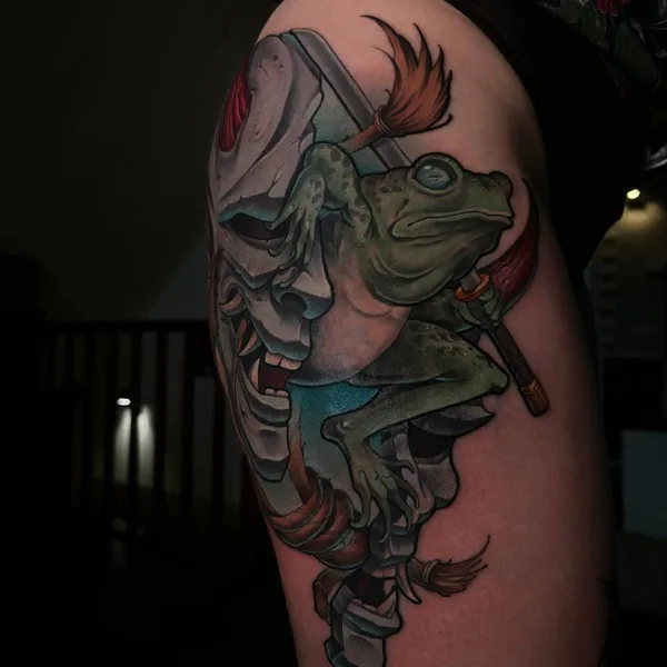 Японская tattoo by Виктор Рассадний in Москва