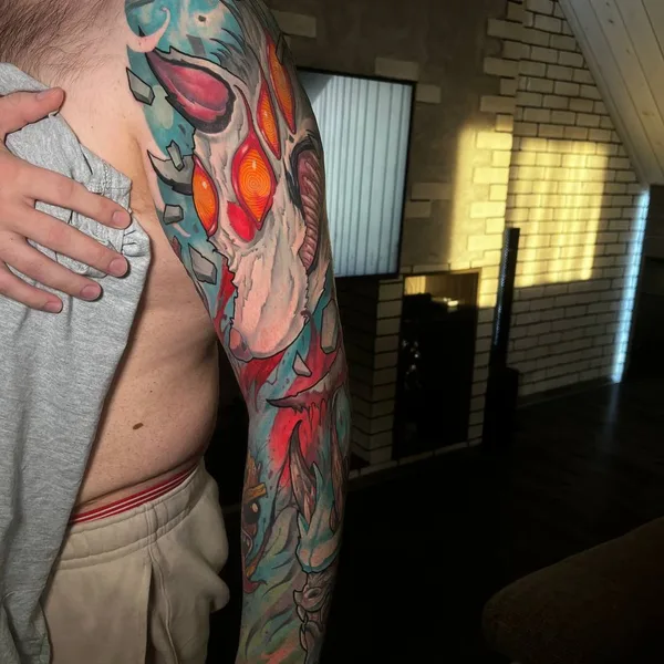 Японская tattoo by Виктор Рассадний in Москва