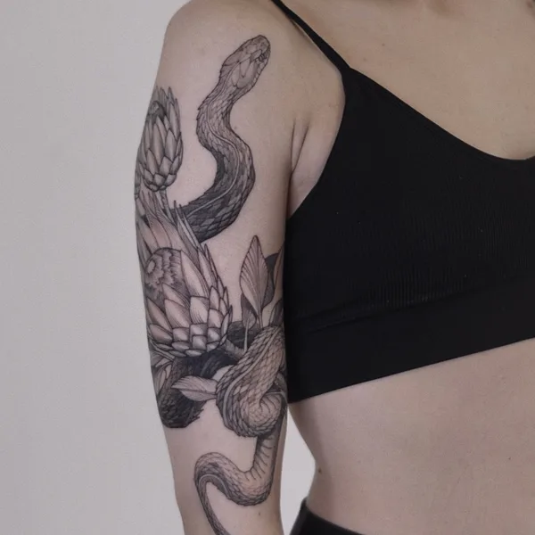Графика tattoo by Anastasia Veresktt in Белград