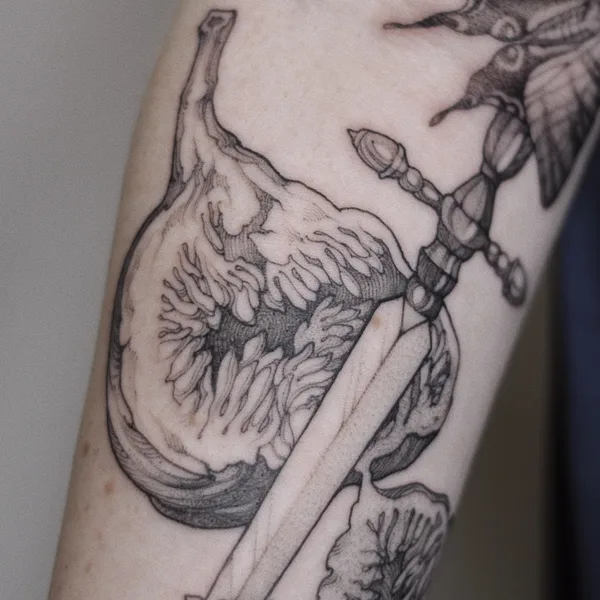 Графика tattoo by Anastasia Veresktt in Белград