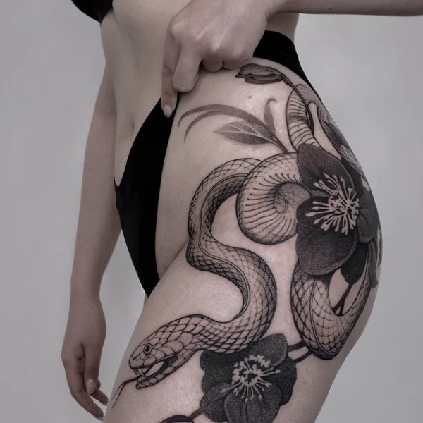 Графика tattoo by Anastasia Veresktt in Белград