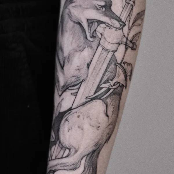 Графика tattoo by Anastasia Veresktt in Белград