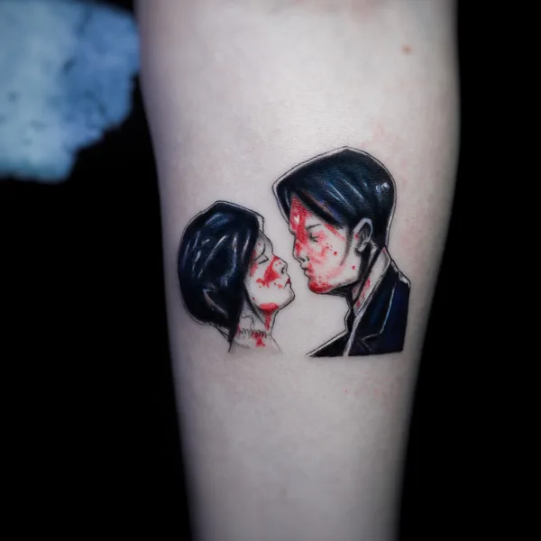Graphic tattoo by Софья Скворцова STARLING_TATTOO in Волгоград