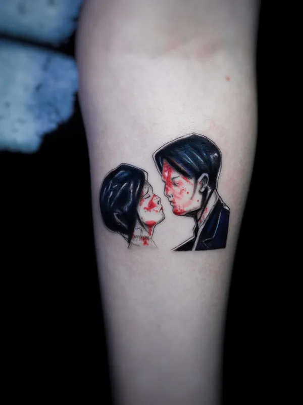 color illustrative 纹身 在 forearm #80817 | 纹身师 Софья Скворцова STARLING_TATTOO