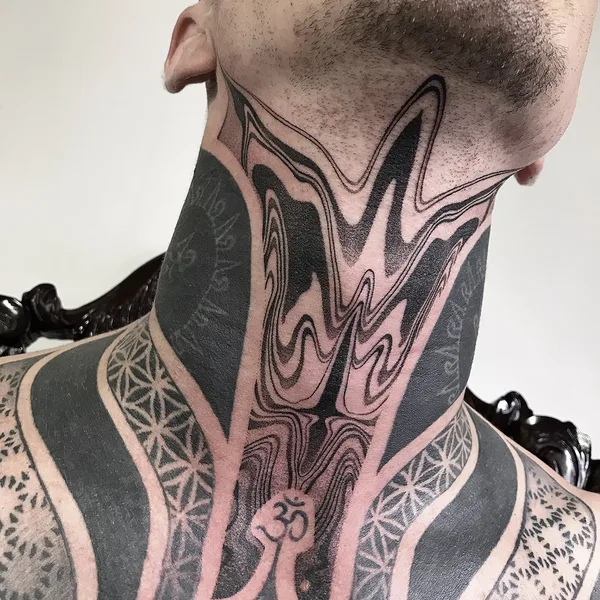 Abstract tattoo by Вадим Скорик in Moscow