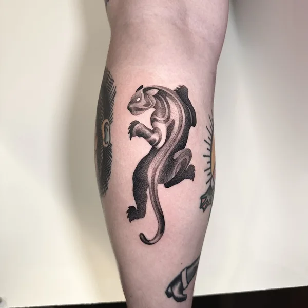 Abstract tattoo by Вадим Скорик in Moscow
