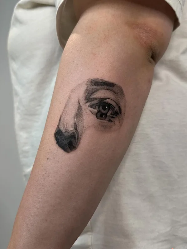 black and grey realism татуировка на forearm #80877 | Тату мастер Виктория Ким