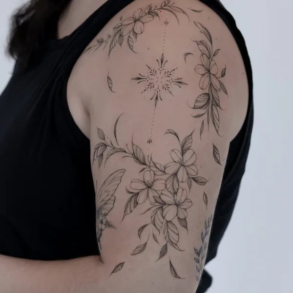 Орнаментальная tattoo by India in Lisboa