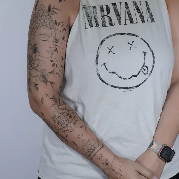 Орнаментальная tattoo by India in Lisboa