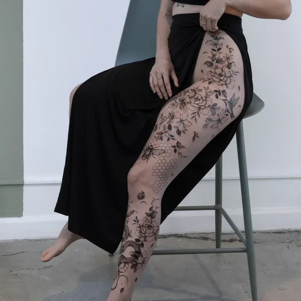 Орнаментальная tattoo by India in Lisboa