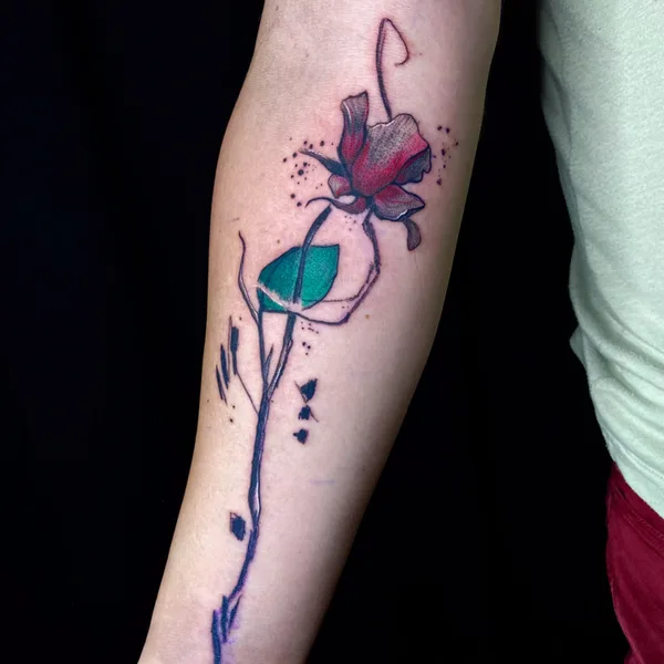 Sketch tattoo by Night Owl Tattoo in Helsinki