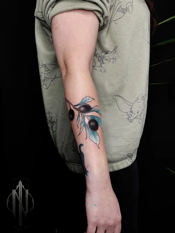 color botanic 타투 부위 forearm #81188 | 타투이스트 Роман Neo_nuar
