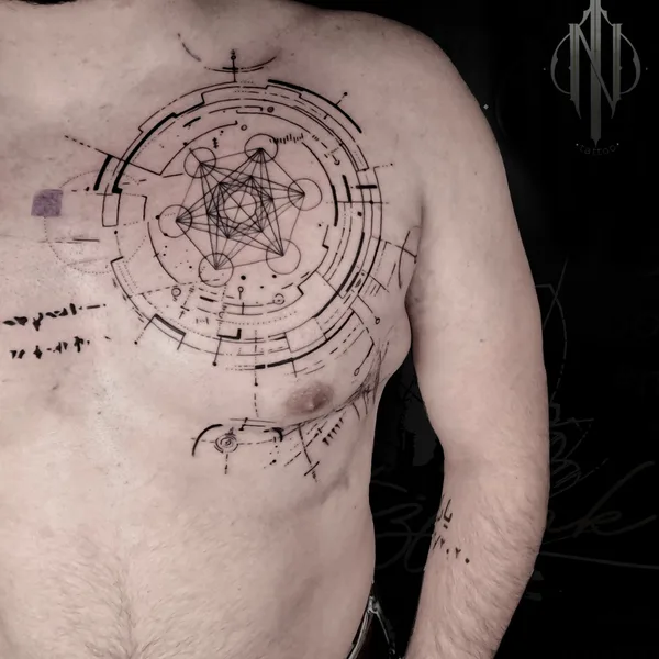 Lettering tattoo by Роман Neo_nuar in Saint Petersburg