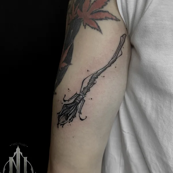 Lettering tattoo by Роман Neo_nuar in Saint Petersburg