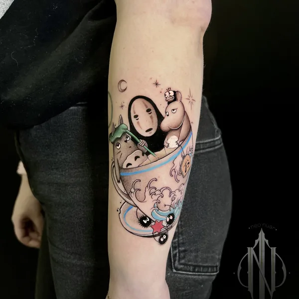 Lettering tattoo by Роман Neo_nuar in Saint Petersburg