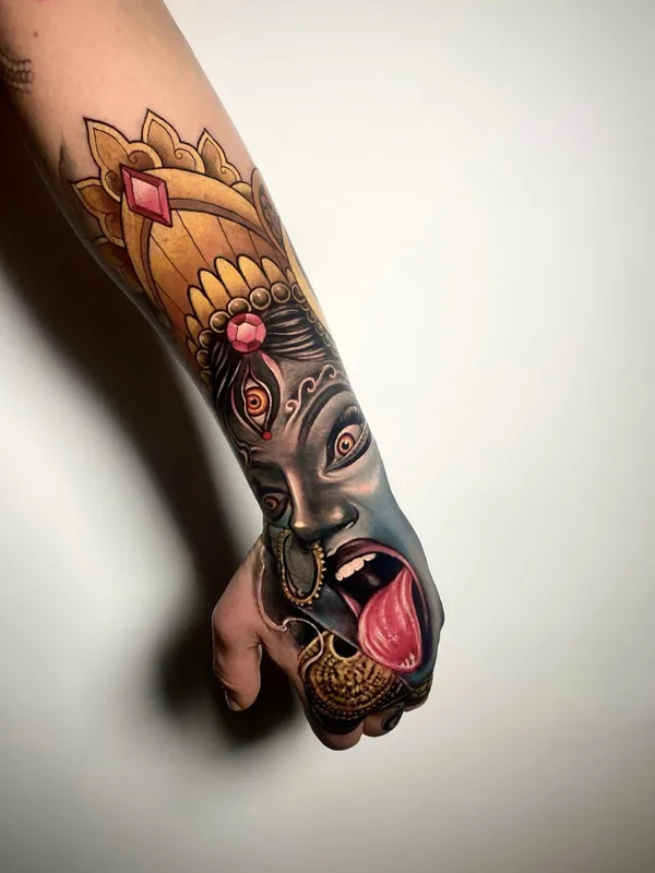 color illustrative tattoo on forearm #81259 | Tattoo Artist Edi Contreras