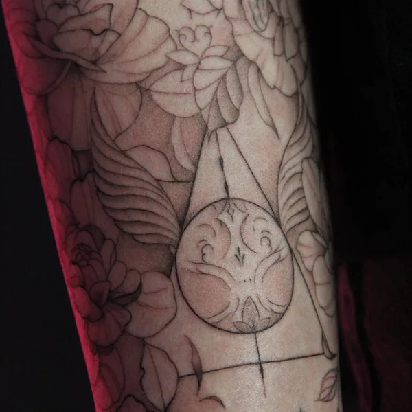 Watercolor tattoo by Дмитрий Галата in Павлодар