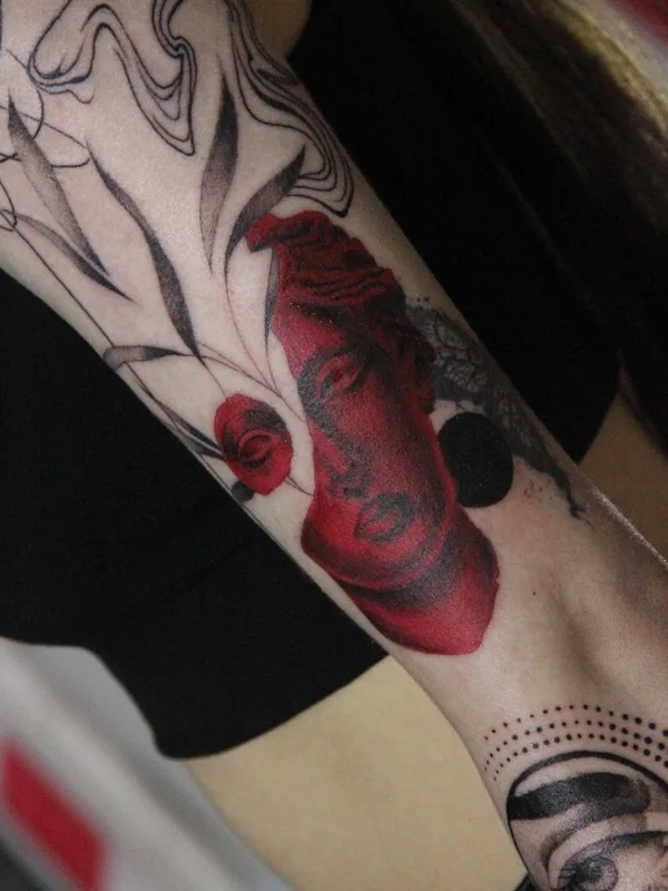 color illustrative татуировка на forearm #81327 | Тату мастер Дмитрий Галата