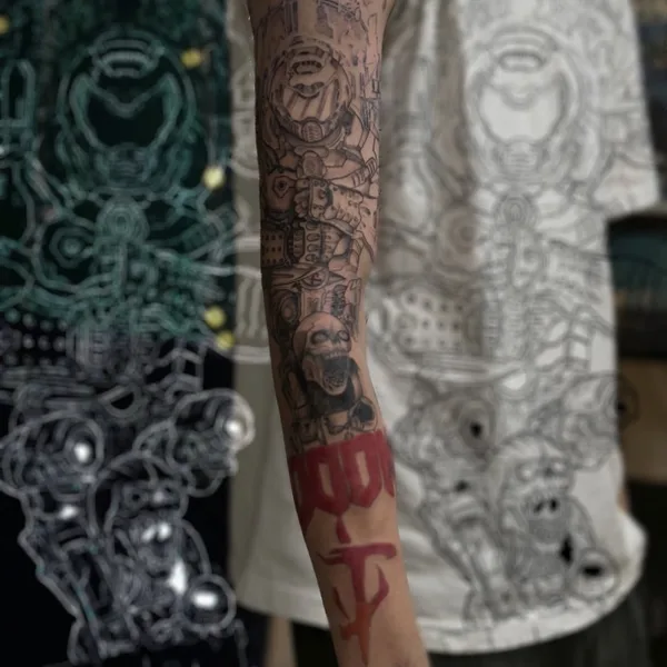Watercolor tattoo by Дмитрий Галата in Павлодар