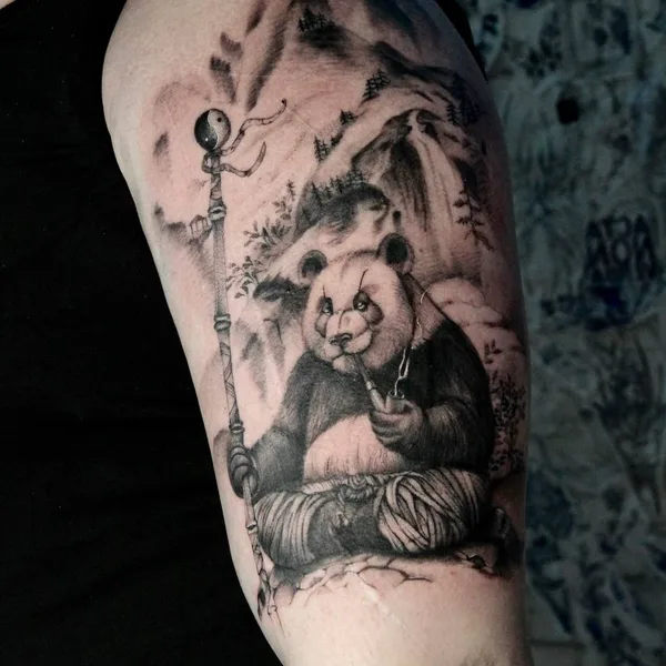 Watercolor tattoo by Дмитрий Галата in Павлодар